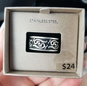 New Men's Stainless Steel Ring